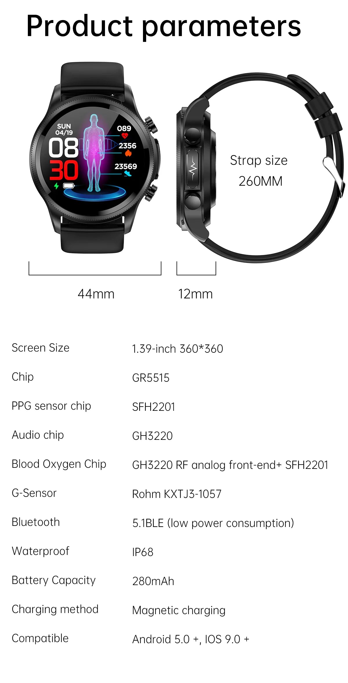 DiaWatch™ | Smartwatch voor Diabetes